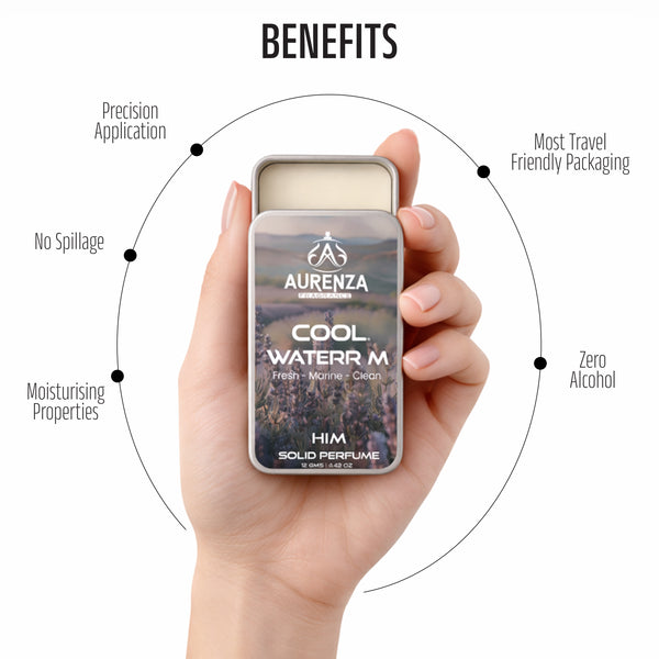 Cool waterr Solid Perfume For Him
